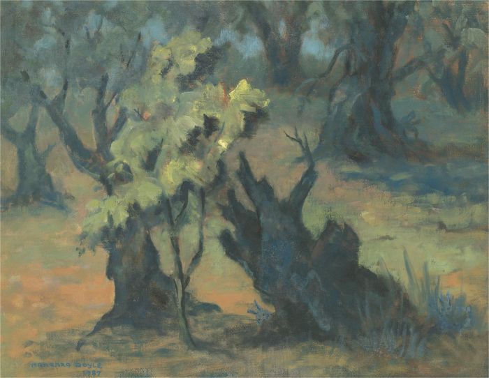 Barbara Doyle (b.1917) - 1987 Oil, Olives of Zakynthos