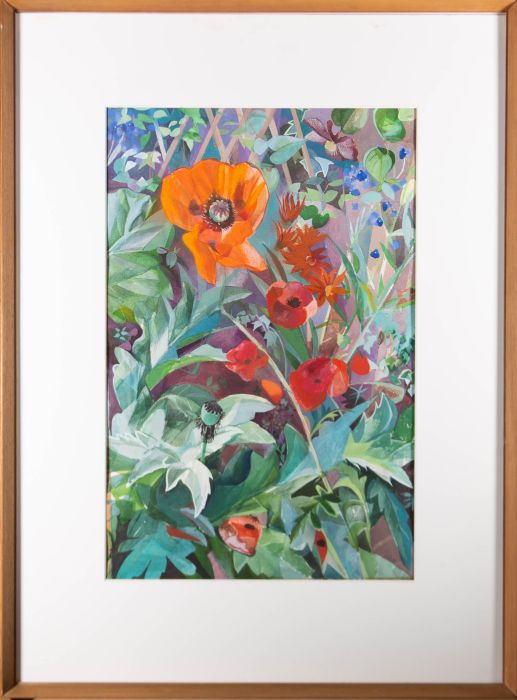 Keith Manning Kennedy (b.1941) - 1986 Watercolour, Poppies