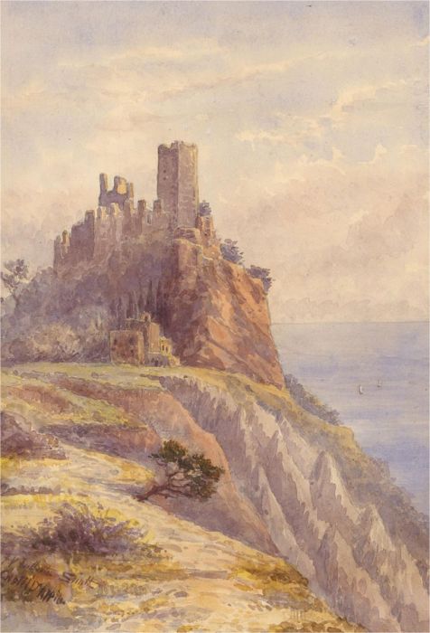 F.V. Fullerton-Smith - Early 20th Century Watercolour, Castel D'Appio, Italy