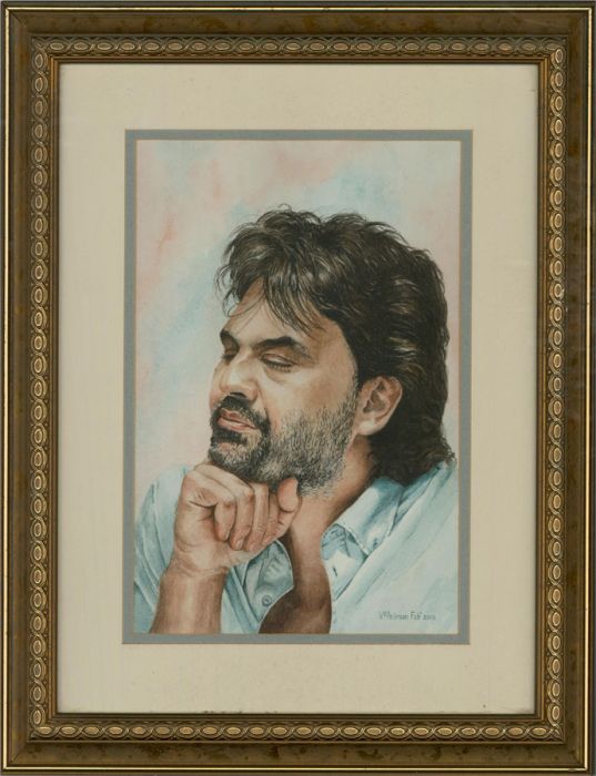 W.M. Peirson - 2003 Watercolour, Gentleman in Thought