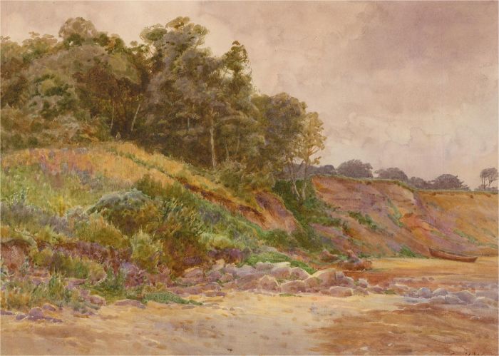 Cyril Ward RCA (1863-1935) - Late 19th Century Watercolour, The Edge of Land