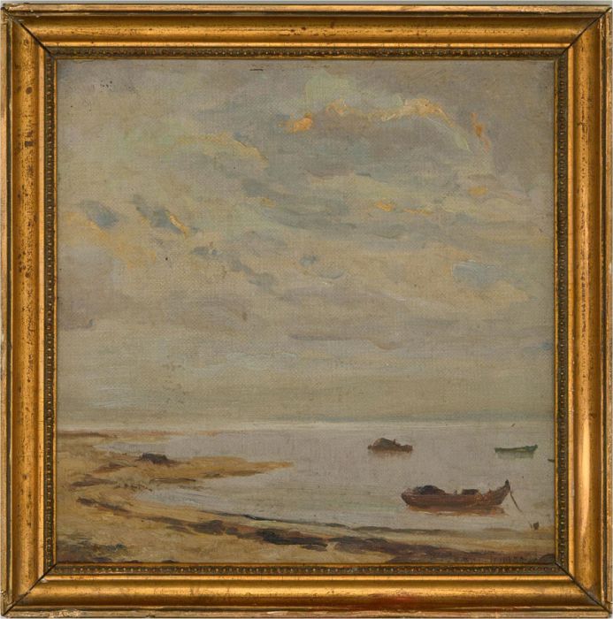 Early 20th Century Oil - Overcast Cove