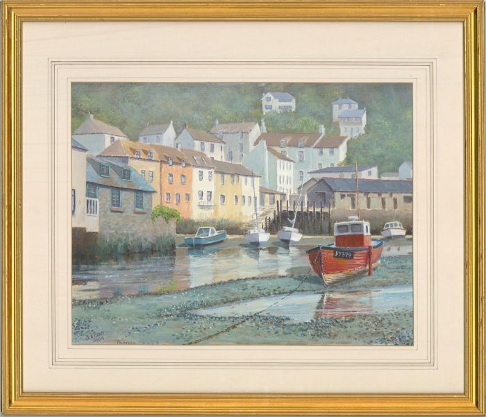 J.A. Pusey - 2004 Acrylic, Polperro