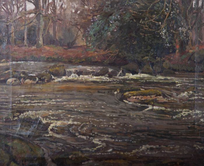 Donald Henry Floyd (1892-1965) - Early 20th Century Oil, Rocky River