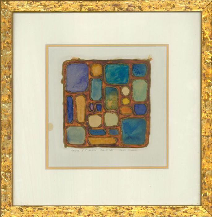 Sylvia Bowman - 2002 Mixed Media, Colours Of Zanzibar Sand And Sea