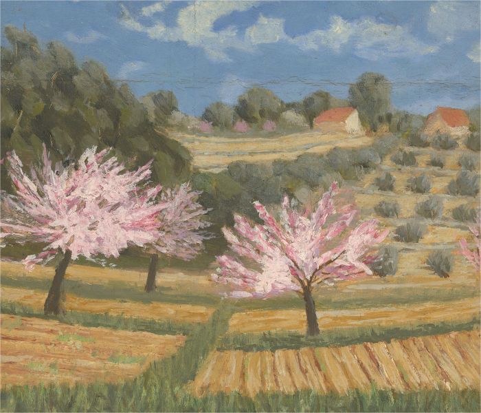 Barbara Doyle (b.1917) - Contemporary Oil, Blossom In The Fields