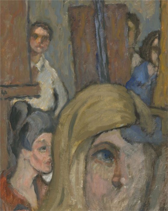 Barbara Doyle (b.1917) - Contemporary Oil, In the Painting Class