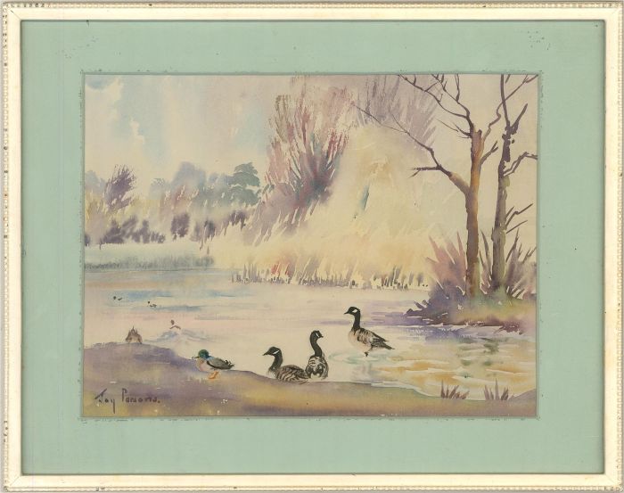 Joy Parsons - Contemporary Watercolour, Canada Geese