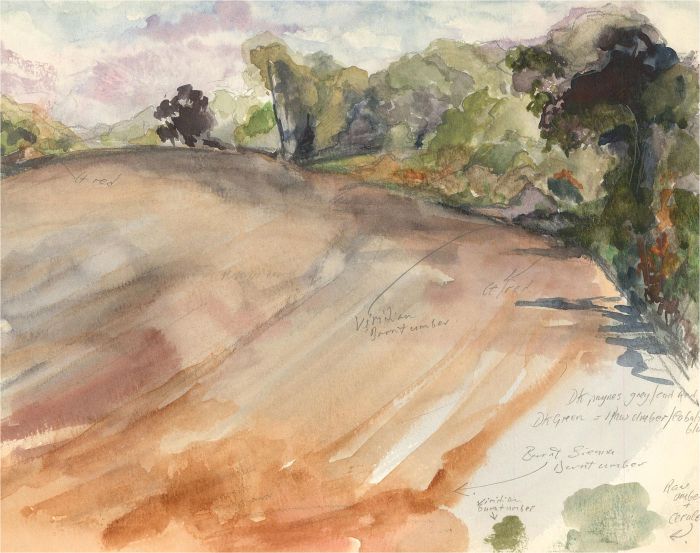 Don Hemming - A Pair of Contemporary Watercolours, Landscape Studies