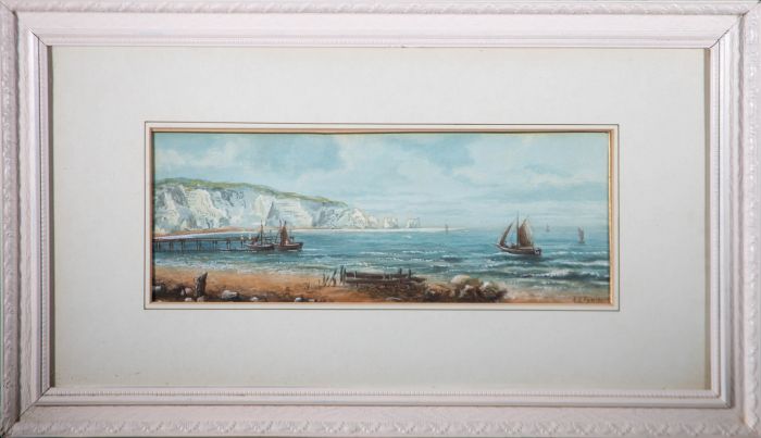 A. E. Paris - Early 20th Century Watercolour, Old Harry Rocks