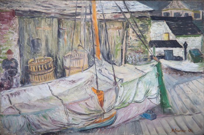 B. Sinclair - 1947 Oil, The Dockyard