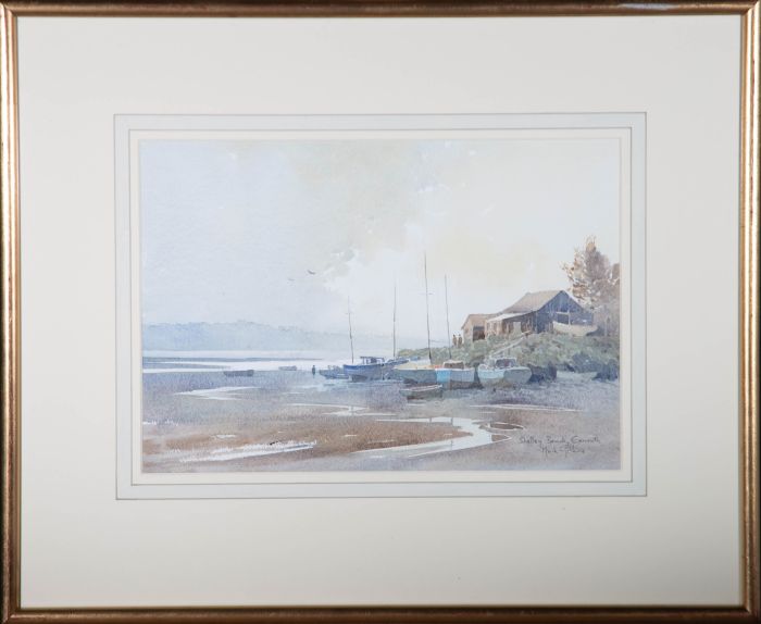 Mark Gibbons (b.1949) - Contemporary Watercolour, Shelley Beach, Exmouth