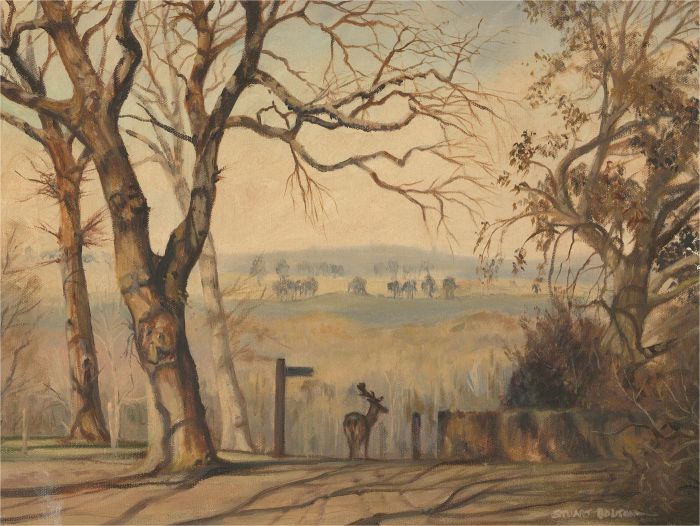 Stuart Bolton (b.1943) - 20th Century Oil, A Moment Of Stillness