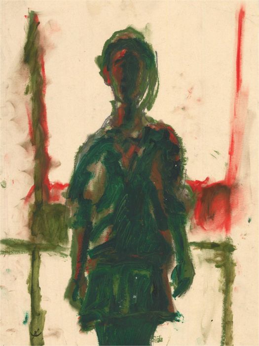 Contemporary Oil - Girl In Green