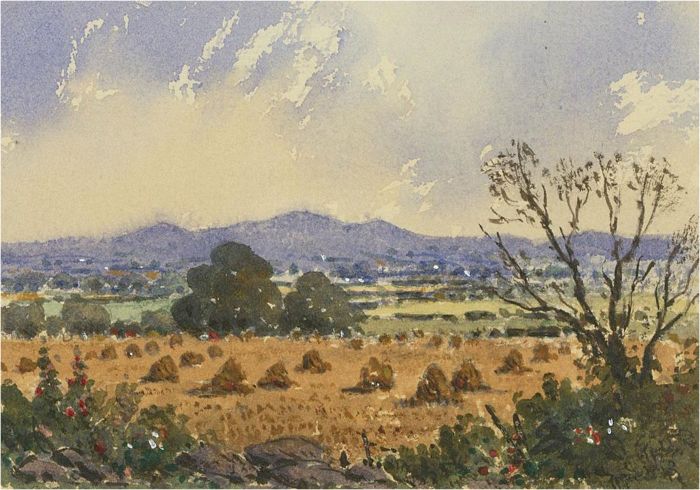 John Weston Gough (1929-2019) - 20th Century Watercolour, Summer Landscape