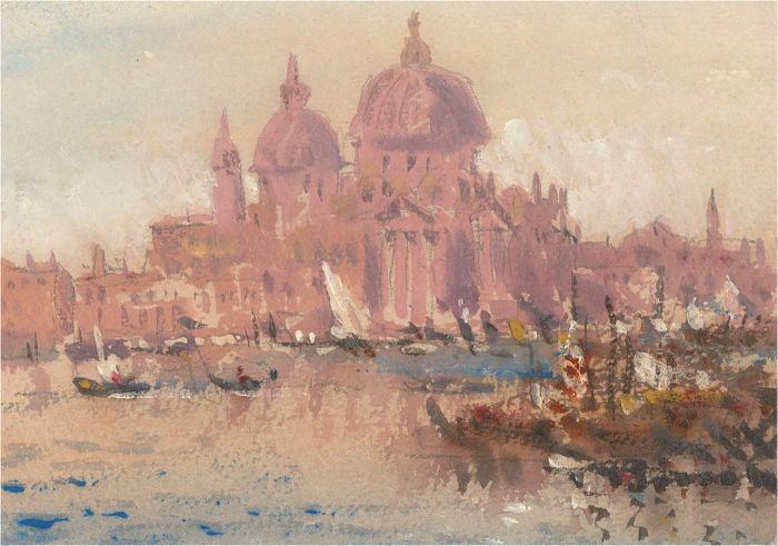 John Weston Gough (1929-2019) - 20th Century Watercolour, Venice