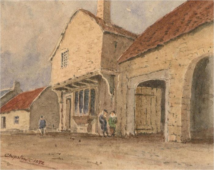 1872 Watercolour - Chepstow Gate House
