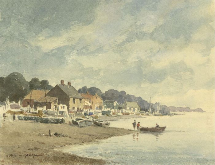 John Weston Gough (1929-2019) - 20th Century Watercolour, Blakeney, Norfolk