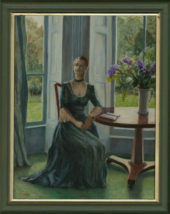 Denis Abraham (1920-2020) - 20th Century Oil, Sitting by the Windows
