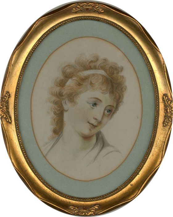 Early 19th Century Watercolour - Portrait of a Young Woman
