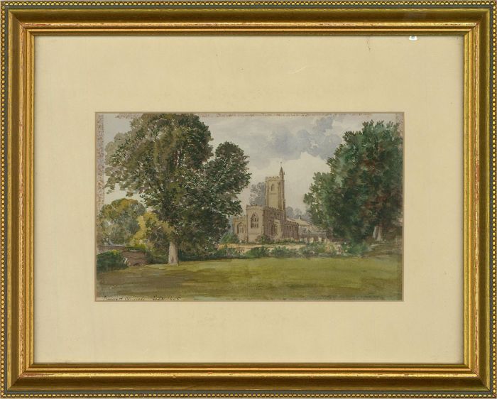 1905 Watercolour - Donyatt Church