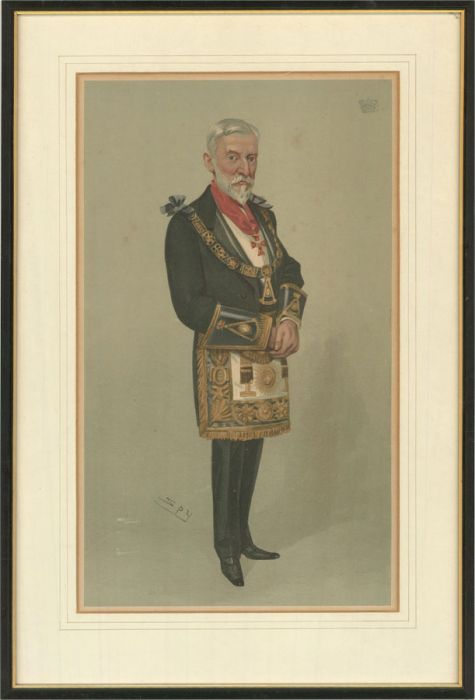 Leslie Ward (1851-1922) - Early 20th Century Lithograph, 3rd Earl Amherst