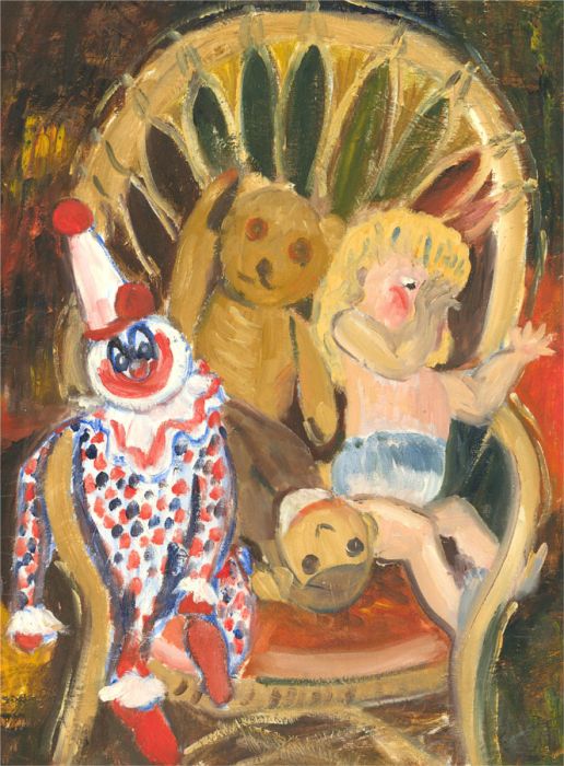 Sylvia Grottick - 20th Century Oil, Children's Toys