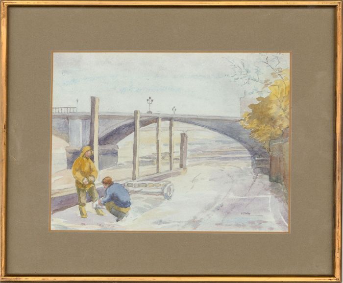 Anabel Lancaster - Contemporary Watercolour, Putney Slipway