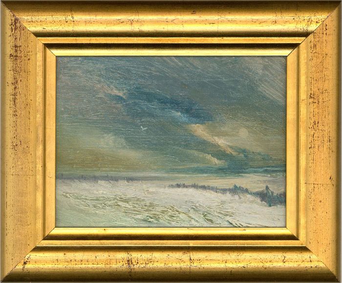 Attrib. Ken Longcake - 20th Century Oil, Winter Landscape