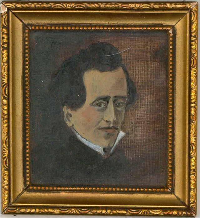 Stan Payne - 1974 Oil, Edgar Allan Poe