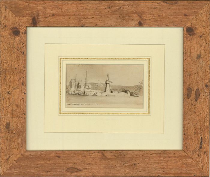 Attrib. Elizabeth Fanshawe (1778-1856) - Watercolour, Observatory at Greenwich