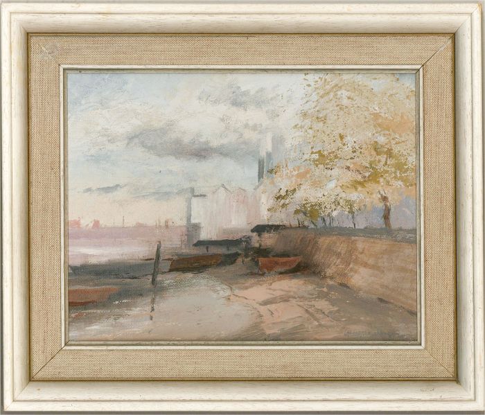 Georgina Ling - Contemporary Oil, Old Chelsea Flour Mill