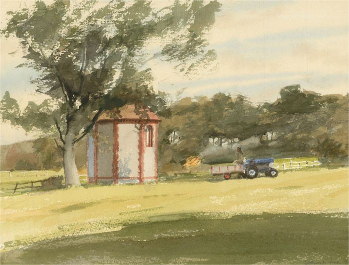 Stewart Charles Hine (1928-2018) - 1992 Watercolour, The Dovecote