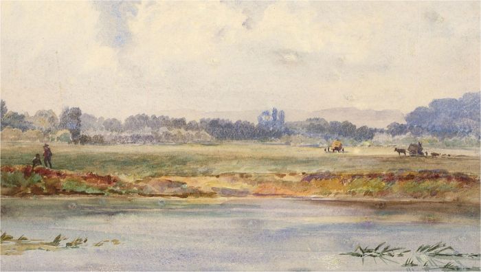 Early 20th Century Watercolour - River Landscape