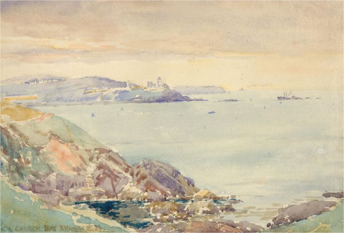 1933 Watercolour - Church Bay