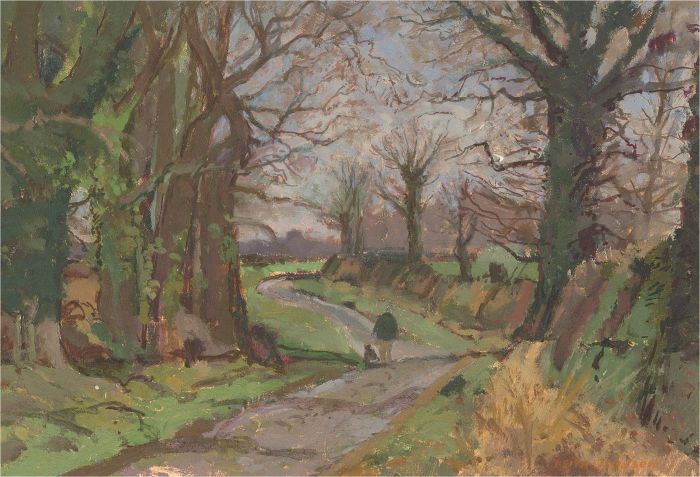 Keith Johnson (1931-2018) - Contemporary Oil, Near Woodbastwick, Norfolk