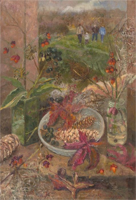 Keith Johnson (1931-2018) - Contemporary Oil, Autumnal Still Life Study