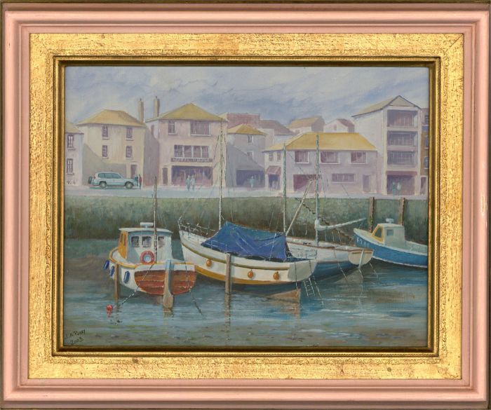 J.A. Pusey - 2003 Oil, Mevagissey Harbour