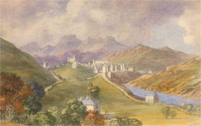 19th Century Watercolour - Clifden, Connemara