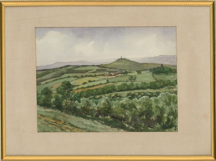 George Taylor - 1975 Watercolour, Rural Landscape