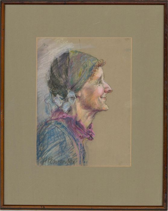 H. Penwarden - 20th Century Pastel, Portrait of a Lady
