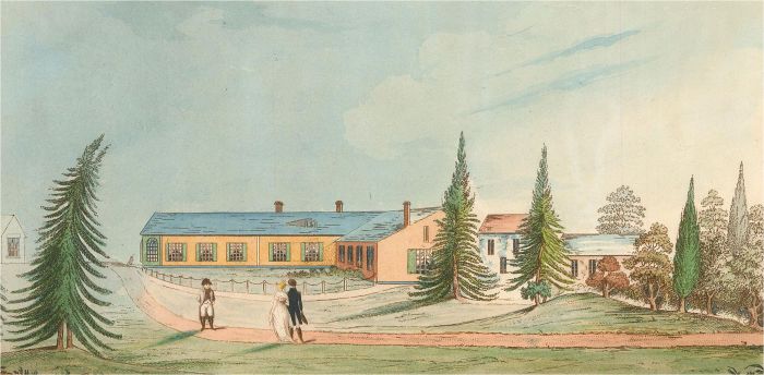 William Thomas Fry (1789-1843) After H.J. Phelps - Etching, Napoleon at Longwood