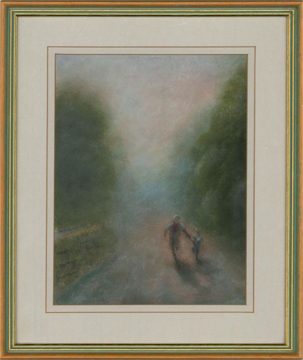 Louise Flindall - 1987 Pastel, Through the Mist