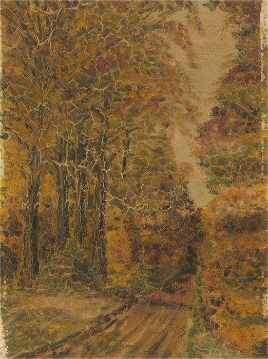 W. Vogt - For Restoration 1953 Oil, Tree Path