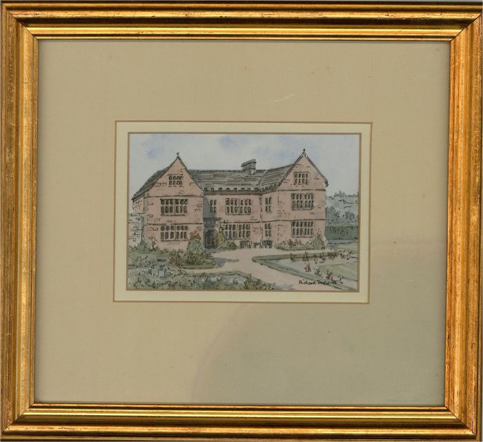 Richard W. Taylor - 1988 Watercolour, Back Garden