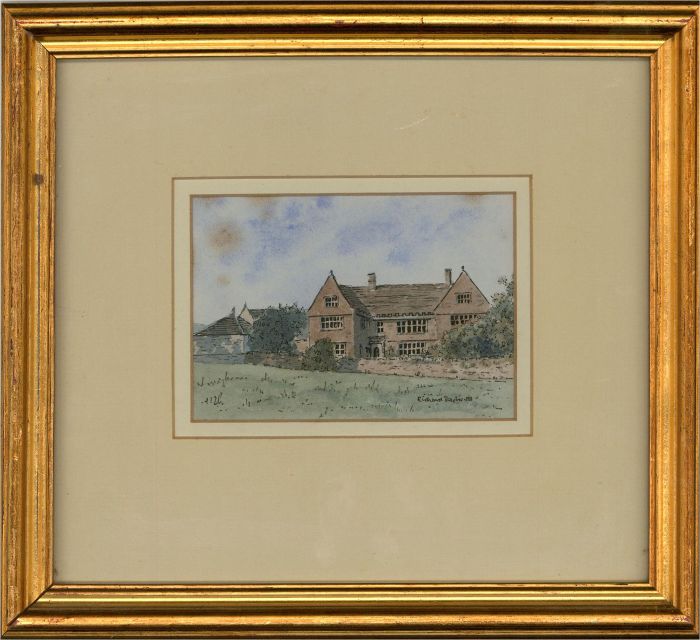 Richard W. Taylor - 1988 Watercolour, Landscape View with House