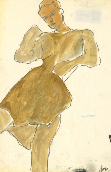 Ben Carrivick - Contemporary Oil, Figure in Yellow II