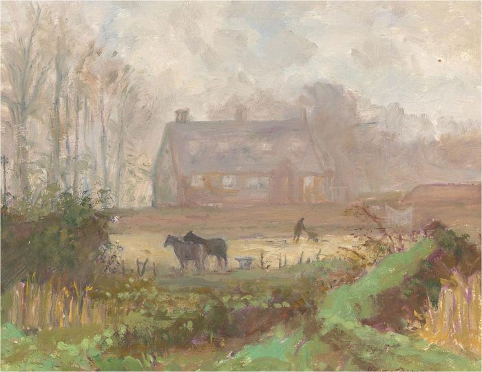 Keith Johnson (1931-2018) - Contemporary Oil, Burton Turf