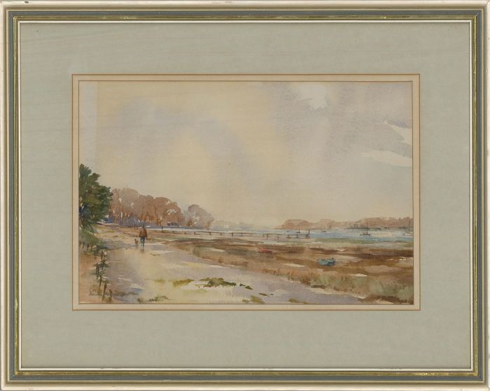 Denise Hickman - Contemporary Watercolour, Shore Road, Bosham