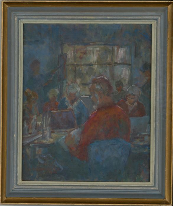 Barbara Doyle (b.1917) - 1995 Oil, Roy and Friends